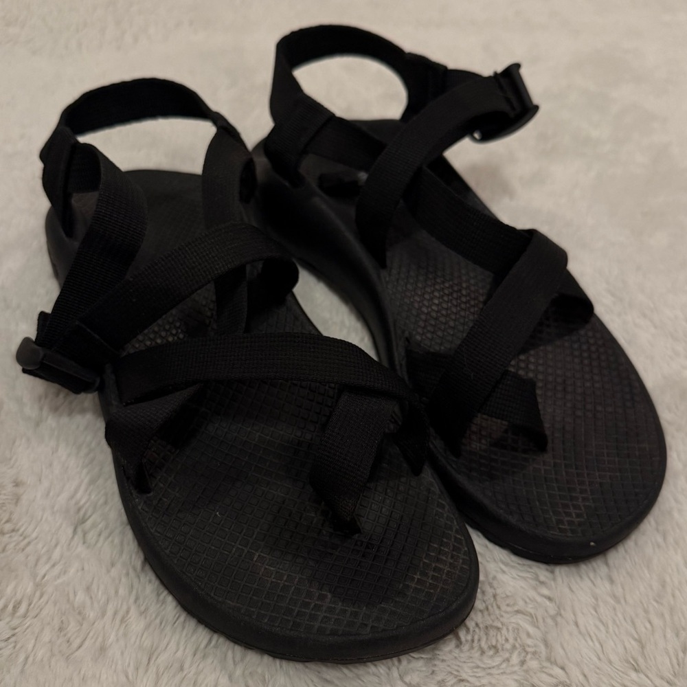Chaco Women's Z/2 Cloud Sandals - Solid Black (Size 10)
